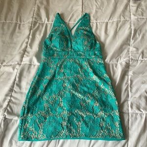Green Lace Maniju Dress